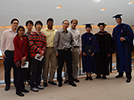 Lab members with Ying and Victor at the Chemistry convocation ceremony, May 2014